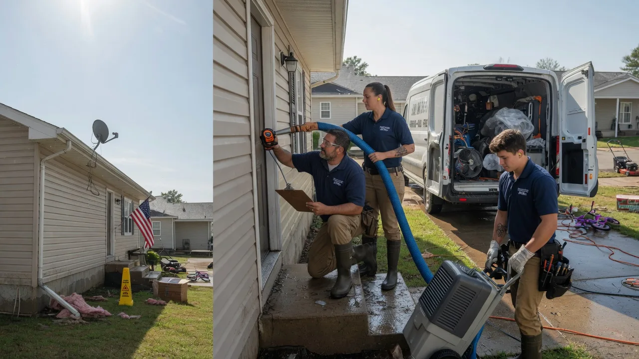 Ceiling Water Damage Restoration in Scarville, IA near me
